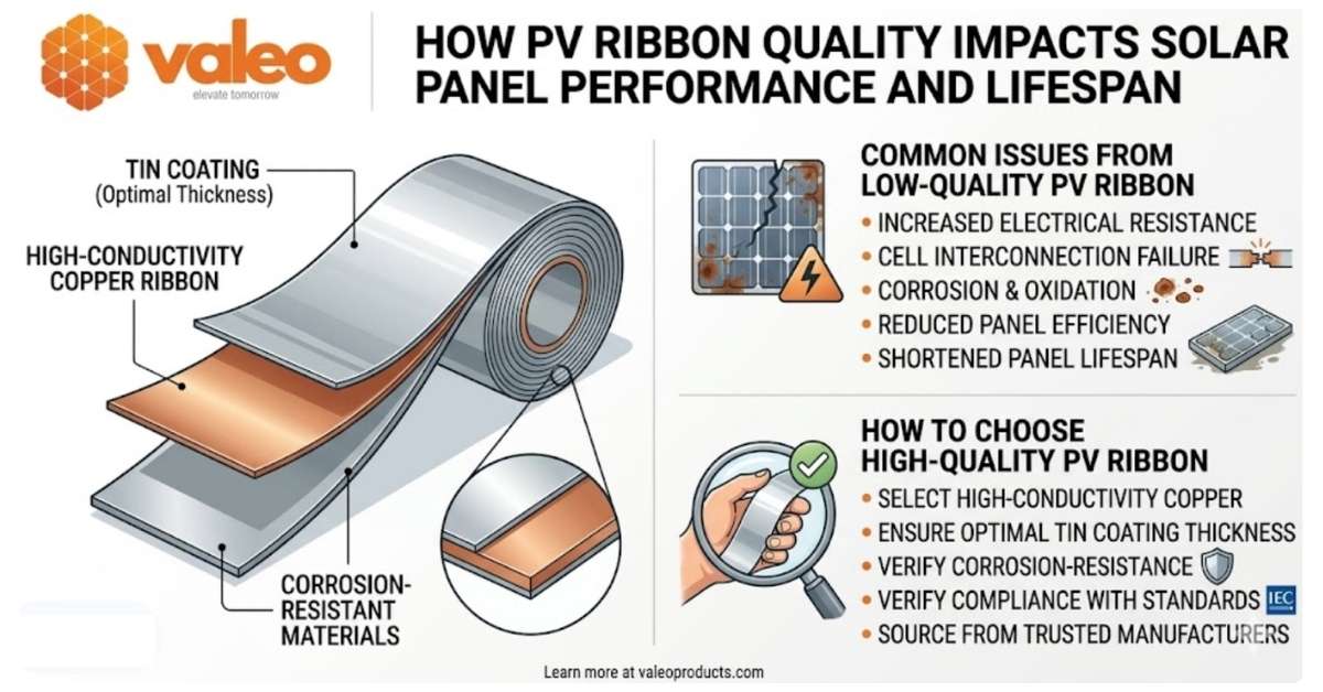 You are currently viewing How PV Ribbon Quality Affects Solar Panel Performance