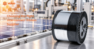 Interconnect ribbon supplier product for bulk solar module orders